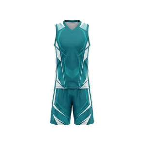 Spenix Sports Wear teal and white boxing training set with geometric pattern for men